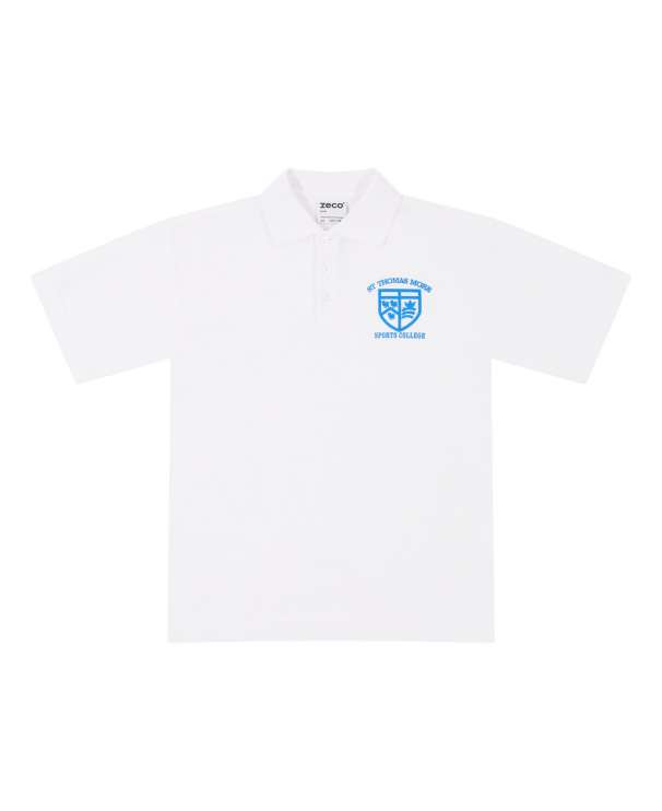 Girls PE Polo Shirt with Printed Logo